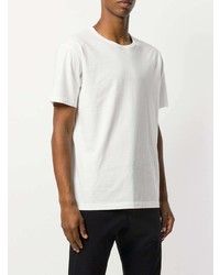 weißes T-Shirt mit einem Rundhalsausschnitt von Issey Miyake Men