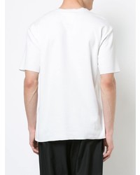 weißes T-Shirt mit einem Rundhalsausschnitt von Camiel Fortgens