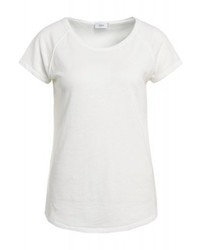 weißes T-Shirt mit einem Rundhalsausschnitt von Closed