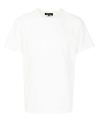 weißes T-Shirt mit einem Rundhalsausschnitt von Comme des Garcons Homme Deux