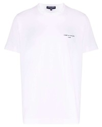 weißes T-Shirt mit einem Rundhalsausschnitt von Comme des Garcons Homme