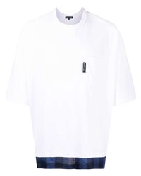 weißes T-Shirt mit einem Rundhalsausschnitt von Comme des Garcons Homme
