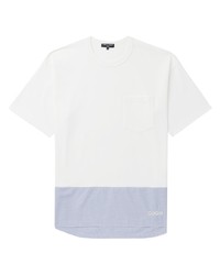 weißes T-Shirt mit einem Rundhalsausschnitt von Comme des Garcons Homme