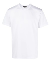 weißes T-Shirt mit einem Rundhalsausschnitt von Comme Des Garcons Homme Plus