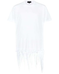 weißes T-Shirt mit einem Rundhalsausschnitt von Comme Des Garcons Homme Plus