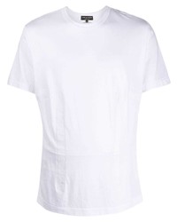 weißes T-Shirt mit einem Rundhalsausschnitt von Comme Des Garcons Homme Plus