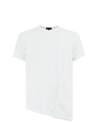 weißes T-Shirt mit einem Rundhalsausschnitt von Comme Des Garcons Homme Plus