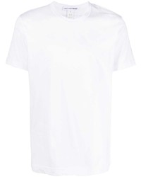 weißes T-Shirt mit einem Rundhalsausschnitt von Comme des Garcons