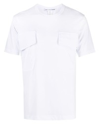 weißes T-Shirt mit einem Rundhalsausschnitt von Comme Des Garcons SHIRT