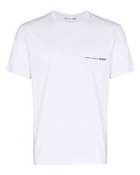 weißes T-Shirt mit einem Rundhalsausschnitt von Comme Des Garcons SHIRT