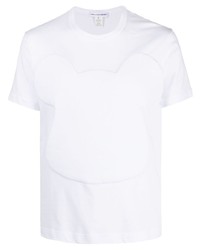 weißes T-Shirt mit einem Rundhalsausschnitt von Comme Des Garcons SHIRT