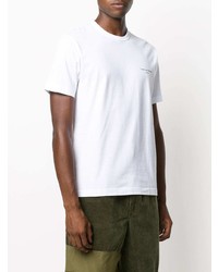 weißes T-Shirt mit einem Rundhalsausschnitt von Comme des Garcons Homme