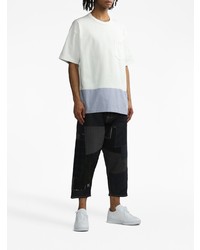 weißes T-Shirt mit einem Rundhalsausschnitt von Comme des Garcons Homme