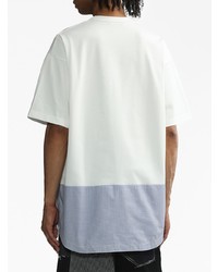 weißes T-Shirt mit einem Rundhalsausschnitt von Comme des Garcons Homme