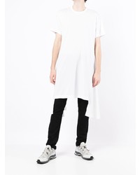 weißes T-Shirt mit einem Rundhalsausschnitt von Comme Des Garcons Homme Plus