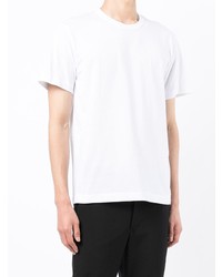 weißes T-Shirt mit einem Rundhalsausschnitt von Comme Des Garcons Homme Plus