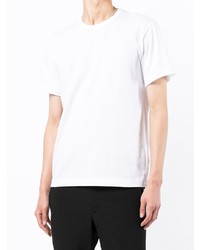 weißes T-Shirt mit einem Rundhalsausschnitt von Comme Des Garcons Homme Plus