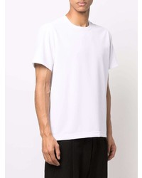 weißes T-Shirt mit einem Rundhalsausschnitt von Comme Des Garcons Homme Plus