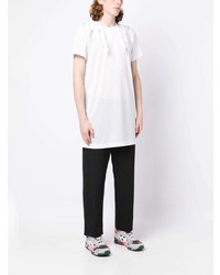 weißes T-Shirt mit einem Rundhalsausschnitt von Comme Des Garcons Homme Plus