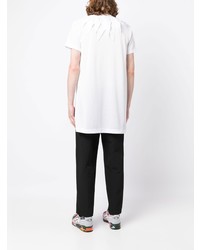 weißes T-Shirt mit einem Rundhalsausschnitt von Comme Des Garcons Homme Plus