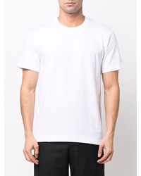 weißes T-Shirt mit einem Rundhalsausschnitt von Comme Des Garcons Homme Plus