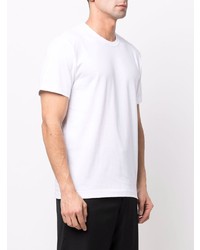 weißes T-Shirt mit einem Rundhalsausschnitt von Comme Des Garcons Homme Plus