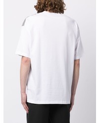 weißes T-Shirt mit einem Rundhalsausschnitt von Comme des Garcons Homme