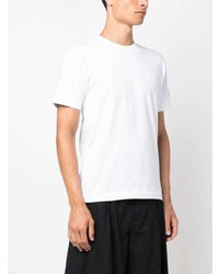 weißes T-Shirt mit einem Rundhalsausschnitt von Comme Des Garcons Play