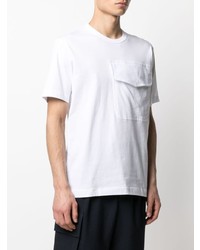 weißes T-Shirt mit einem Rundhalsausschnitt von Comme Des Garcons SHIRT