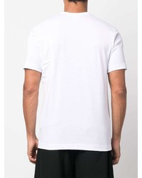 weißes T-Shirt mit einem Rundhalsausschnitt von Comme Des Garcons SHIRT