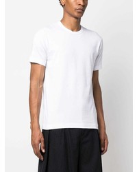 weißes T-Shirt mit einem Rundhalsausschnitt von Comme Des Garcons SHIRT