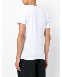 weißes T-Shirt mit einem Rundhalsausschnitt von Comme Des Garcons SHIRT