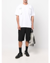 weißes T-Shirt mit einem Rundhalsausschnitt von Comme Des Garcons SHIRT