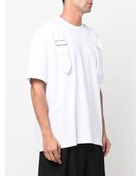 weißes T-Shirt mit einem Rundhalsausschnitt von Comme Des Garcons SHIRT