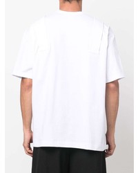 weißes T-Shirt mit einem Rundhalsausschnitt von Comme Des Garcons SHIRT