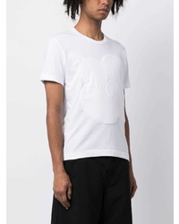 weißes T-Shirt mit einem Rundhalsausschnitt von Comme Des Garcons SHIRT