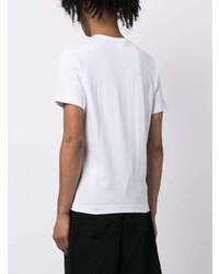 weißes T-Shirt mit einem Rundhalsausschnitt von Comme Des Garcons SHIRT