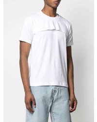 weißes T-Shirt mit einem Rundhalsausschnitt von Comme Des Garcons SHIRT