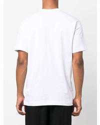 weißes T-Shirt mit einem Rundhalsausschnitt von Comme Des Garcons SHIRT