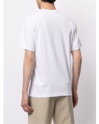 weißes T-Shirt mit einem Rundhalsausschnitt von Comme Des Garcons SHIRT