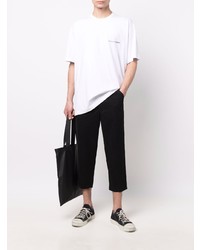 weißes T-Shirt mit einem Rundhalsausschnitt von Comme Des Garcons SHIRT