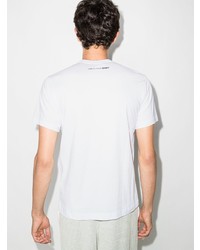 weißes T-Shirt mit einem Rundhalsausschnitt von Comme Des Garcons SHIRT