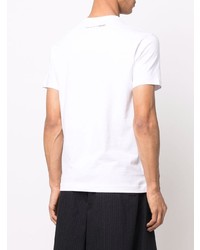 weißes T-Shirt mit einem Rundhalsausschnitt von Comme Des Garcons SHIRT