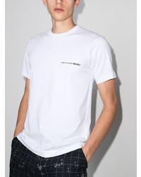 weißes T-Shirt mit einem Rundhalsausschnitt von Comme Des Garcons SHIRT