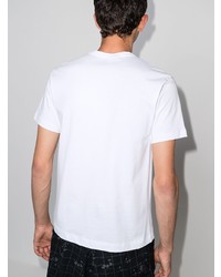 weißes T-Shirt mit einem Rundhalsausschnitt von Comme Des Garcons SHIRT