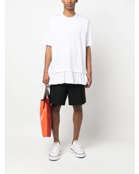 weißes T-Shirt mit einem Rundhalsausschnitt von Comme Des Garcons SHIRT