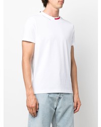 weißes T-Shirt mit einem Rundhalsausschnitt von Tommy Hilfiger