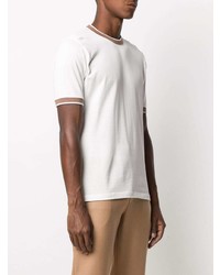 weißes T-Shirt mit einem Rundhalsausschnitt von Eleventy