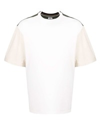 weißes T-Shirt mit einem Rundhalsausschnitt von Coohem