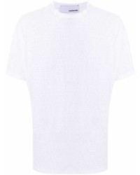 weißes T-Shirt mit einem Rundhalsausschnitt von Costumein